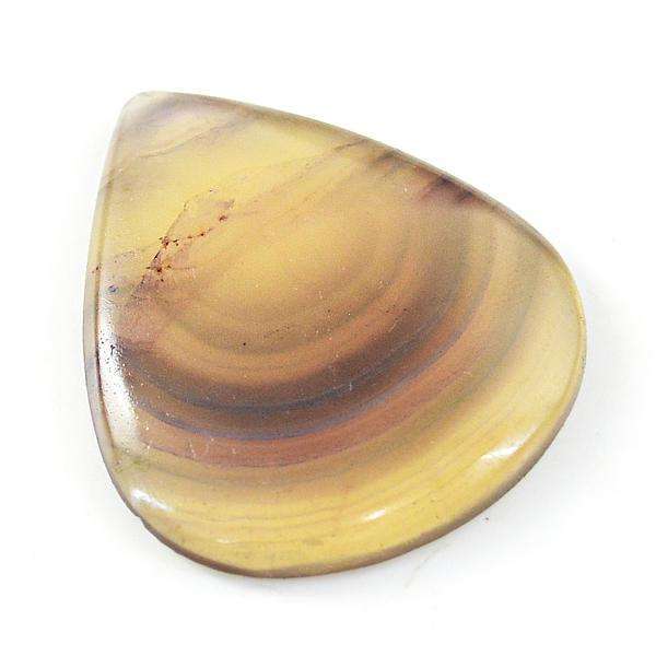 gemsmore:Genuine Multicolor Fluorite Pear Shape Untreated Loose Gemstone