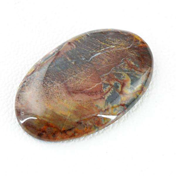 gemsmore:Genuine Mushroom Rhyolite Oval Shape Loose Gemstone