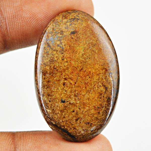 gemsmore:Genuine Natural Bronzite Oval Shape Untreated Loose Gemstone