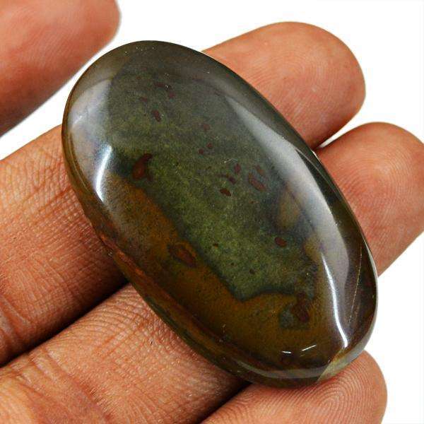 gemsmore:Genuine Natural Oval Shape Polygram Jasper Untreated Loose Gemstone