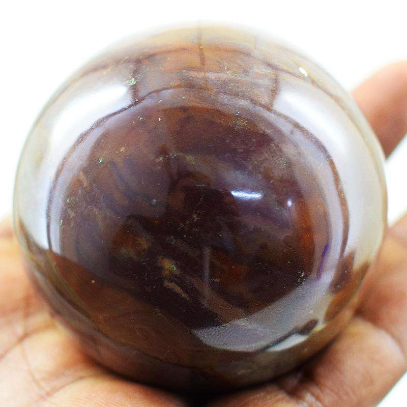 gemsmore:Genuine Ocean Jasper Carved Reiki Healing Sphere