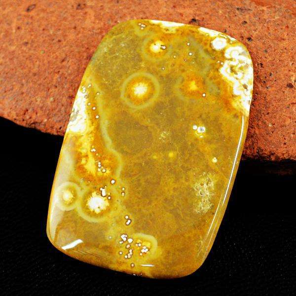 gemsmore:Genuine Ocean Jasper Untreated Loose Gemstone