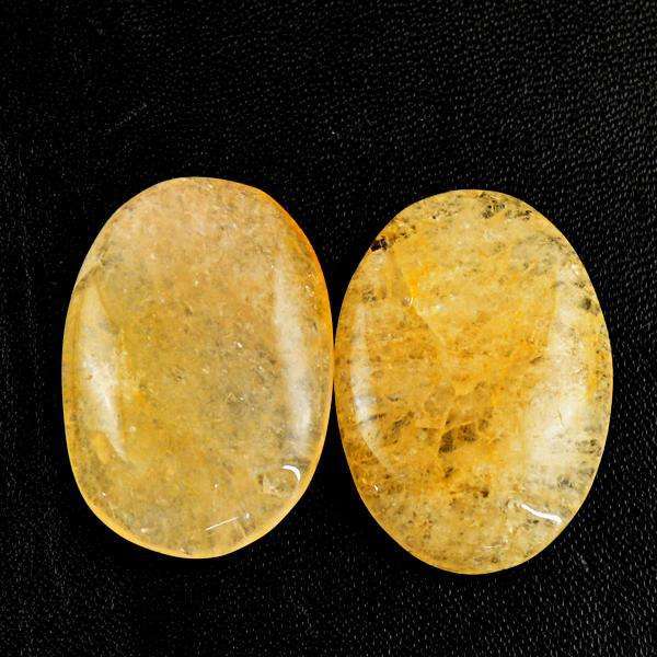 gemsmore:Genuine Orange Aventurine Oval Shape Loose Gemstone Lot
