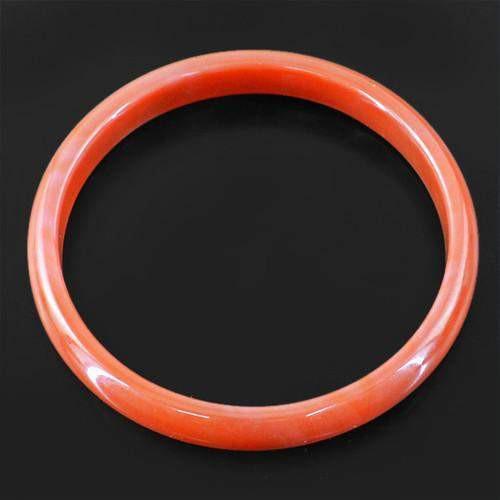 gemsmore:Genuine Orange Onyx Bangle