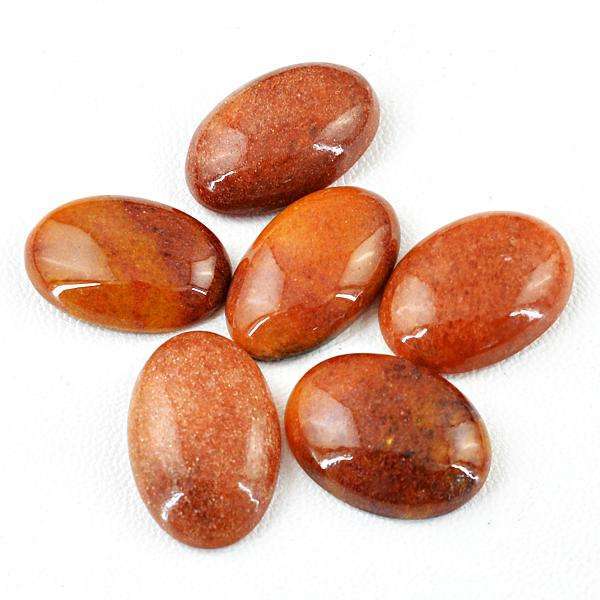 gemsmore:Genuine Oval Shape Aventurine Untreated Loose Gemstone Lot