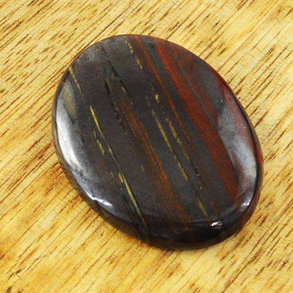 gemsmore:Genuine Oval Shape Iron Tiger Eye Loose Gemstone