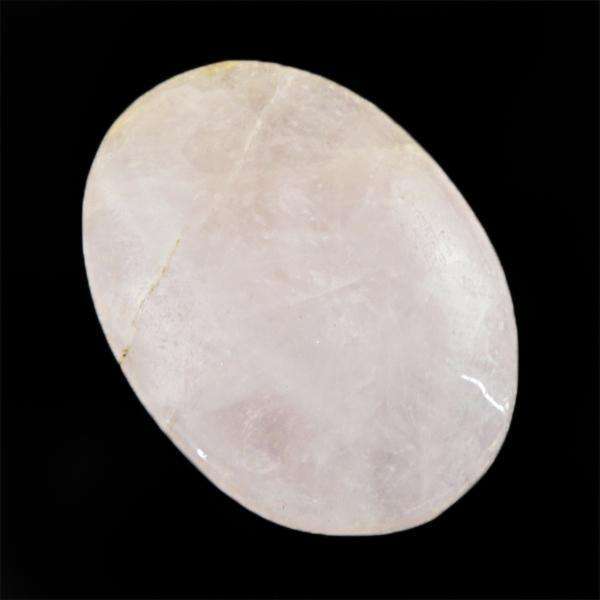 gemsmore:Genuine Oval Shape Pink Rose Quartz Untreated Loose Gemstone