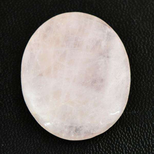 gemsmore:Genuine Oval Shape Pink Rose Quartz Untreated Loose Gemstone