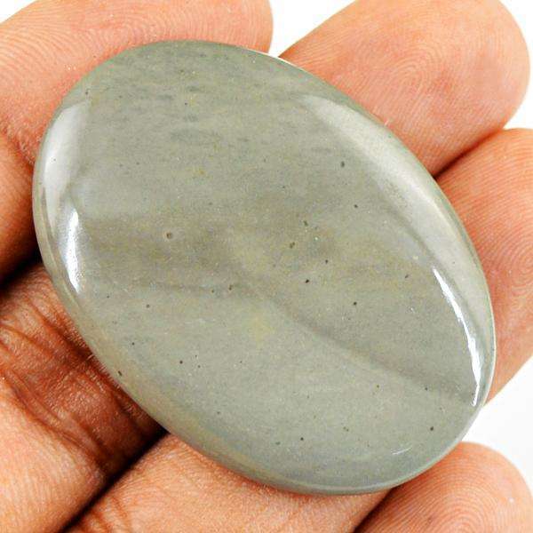 gemsmore:Genuine Oval Shape Polygram Jasper Untreated Loose Gemstone