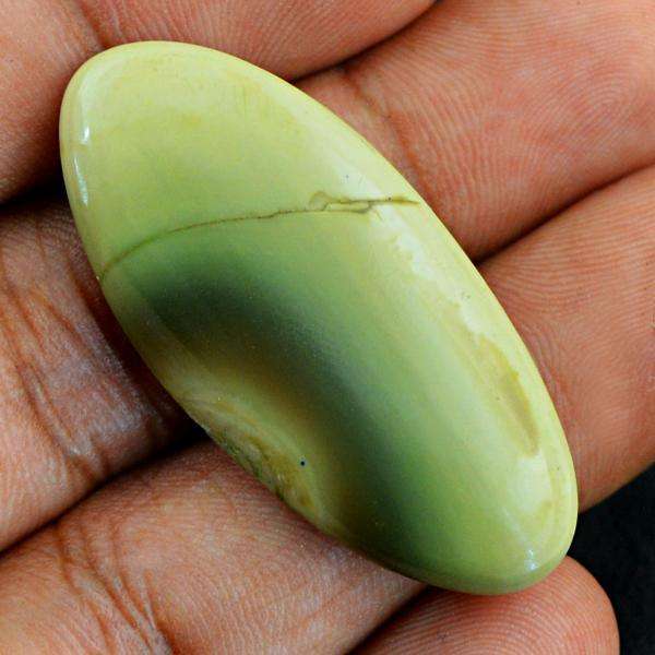 gemsmore:Genuine Oval Shape Polygram Jasper Untreated Loose Gemstone