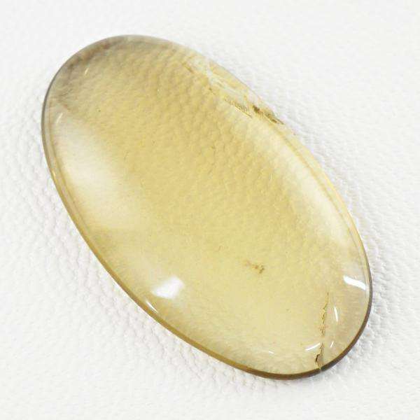 gemsmore:Genuine Oval Shape Smoky Quartz Untreated Loose Gemstone