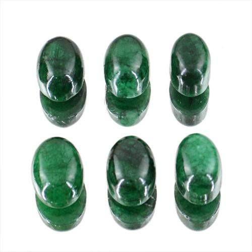gemsmore:Genuine Oval Shaped Emerald Gemstone Lot