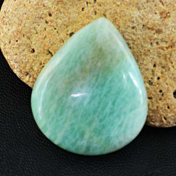 gemsmore:Genuine Pear Shape  Amazonite Untreated Loose Gemstone