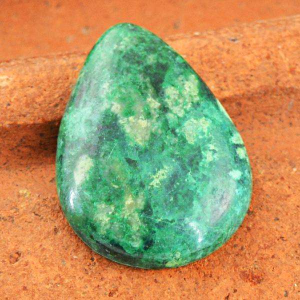 gemsmore:Genuine Pear Shape Chrysoprase Untreated Loose Gemstone