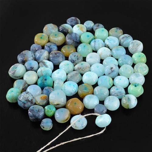 gemsmore:Genuine Peruvian Opal Drilled Beads Lot