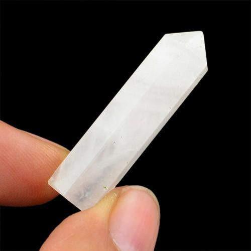 gemsmore:Genuine Pink Rose Quartz Healing Point