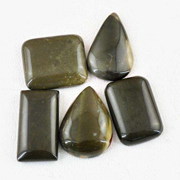 gemsmore:Genuine Polygram Jasper Loose Gemstone Lot
