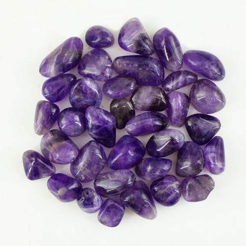 gemsmore:Genuine Purple Amethyst Drilled Beads Lot