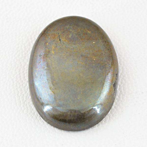 gemsmore:Genuine Pyrite Oval Shape Untreated Loose Gemstone