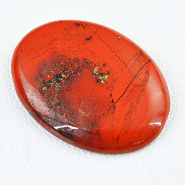 gemsmore:Genuine Red Jasper Oval Shape Loose Gemstone