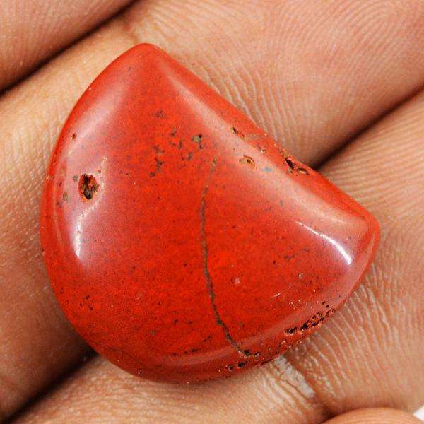 gemsmore:Genuine Red Jasper Untreated Loose Gemstone