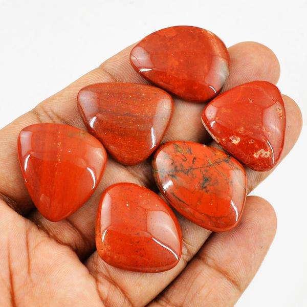 gemsmore:Genuine Red Jasper Untreated Loose Gemstone Lot