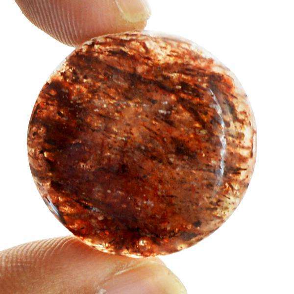 gemsmore:Genuine Round Shape Red Moss Agate Untreated Loose Gemstone