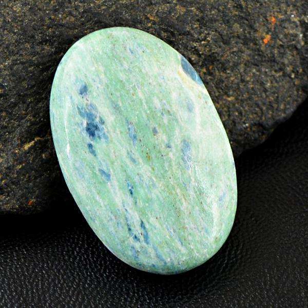 gemsmore:Genuine Ruby Zoisite Obval Shape Untreated Loose Gemstone