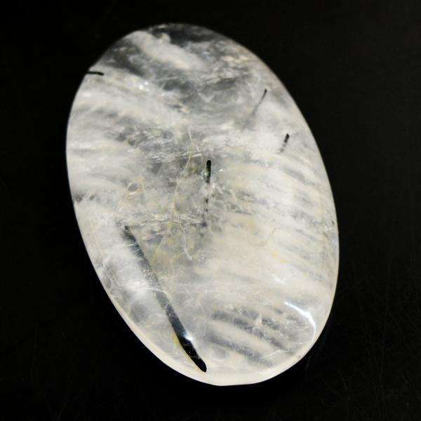 gemsmore:Genuine Rutile Quartz Oval Shape Loose Gemstone