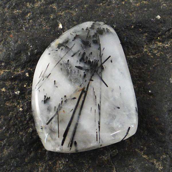 gemsmore:Genuine Rutile Quartz Untreated Loose Gemstone