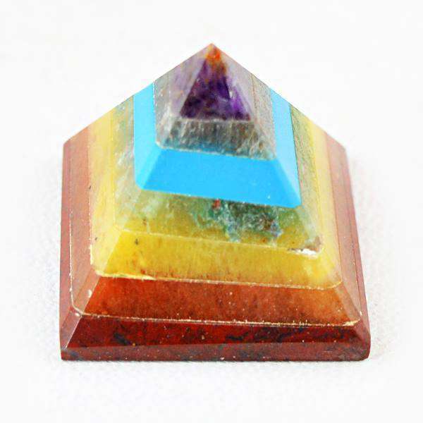 gemsmore:Genuine Seven Chakra Healing Pyramid