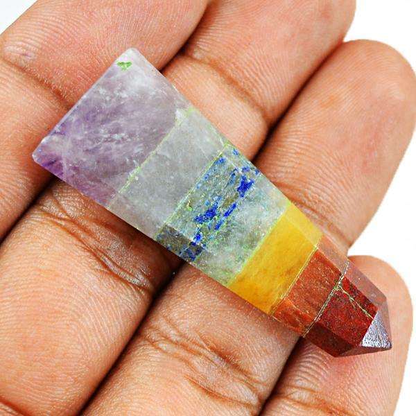 gemsmore:Genuine Seven Chakra Reiki Crystal Healing Wand
