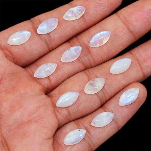 gemsmore:Genuine Untreated Blue Color Change Moonstone Gemstone Lot