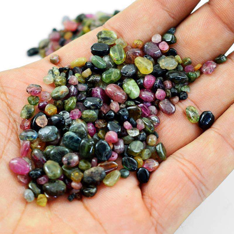 gemsmore:Genuine Watermelon Tourmaline Drilled Beads Lot