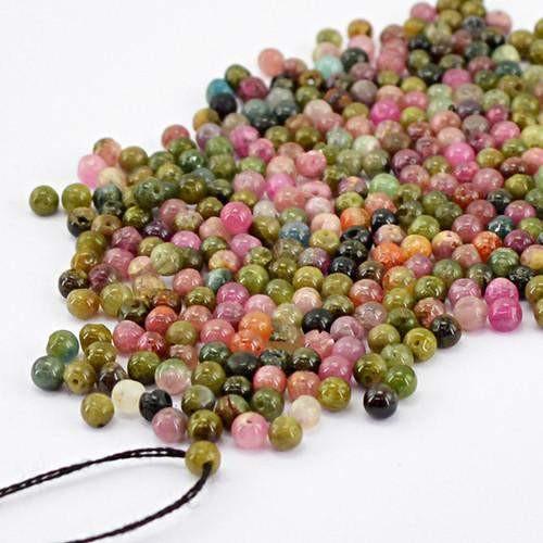 gemsmore:Genuine Watermelon Tourmaline Drilled Beads Lot