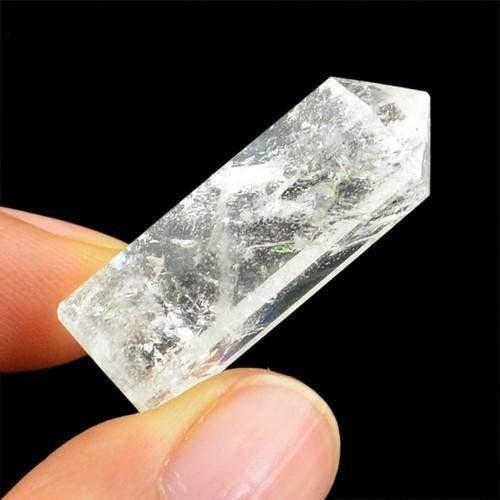 gemsmore:Genuine White Quartz Healing Point