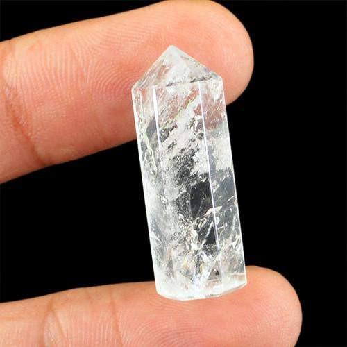 gemsmore:Genuine White Quartz Healing Point