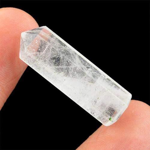 gemsmore:Genuine White Quartz Untreated Healing Point