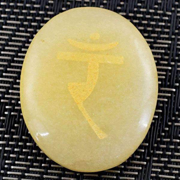 gemsmore:Genuine Yellow Aventurine Oval Shape Untreated Loose Gemstone