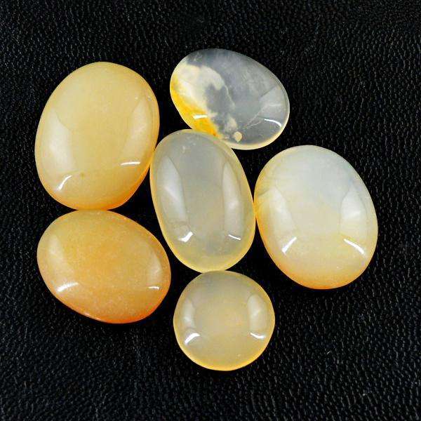 gemsmore:Genuine Yellow Onyx Untreated Loose Gemstone Lot