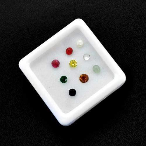 gemsmore:Gift Box of 9 Natural Gemstones