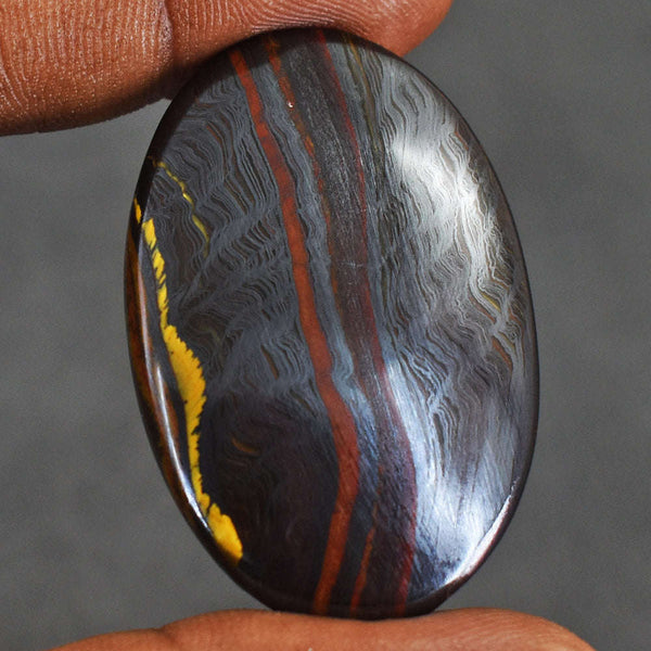 gemsmore:Gorgeous 71 Cts Genuine Iron Tiger Eye  Gemstone