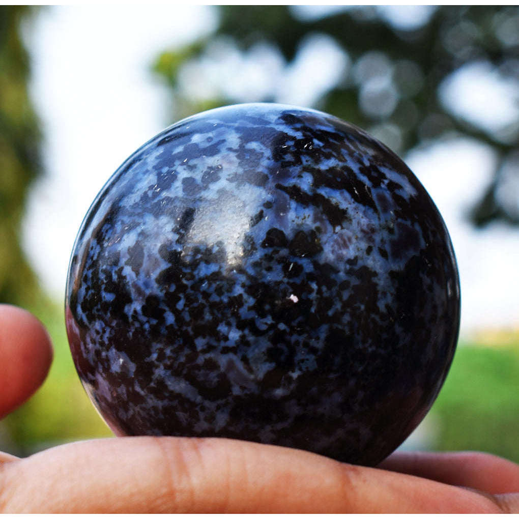 gemsmore:Gorgeous Gabrella Jasper Carved Healing Sphere