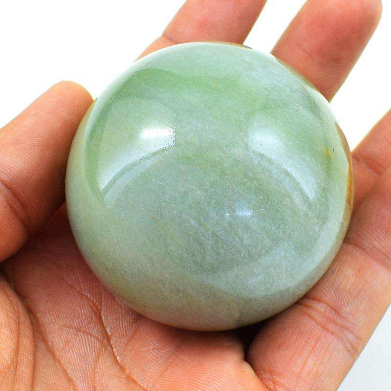 gemsmore:Green Aventurine Carved Healing Sphere