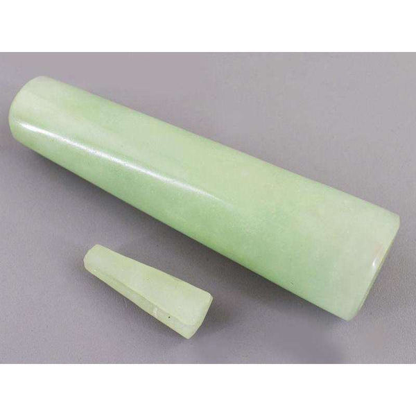 gemsmore:Green Aventurine Hand Carved Smoking Pipe