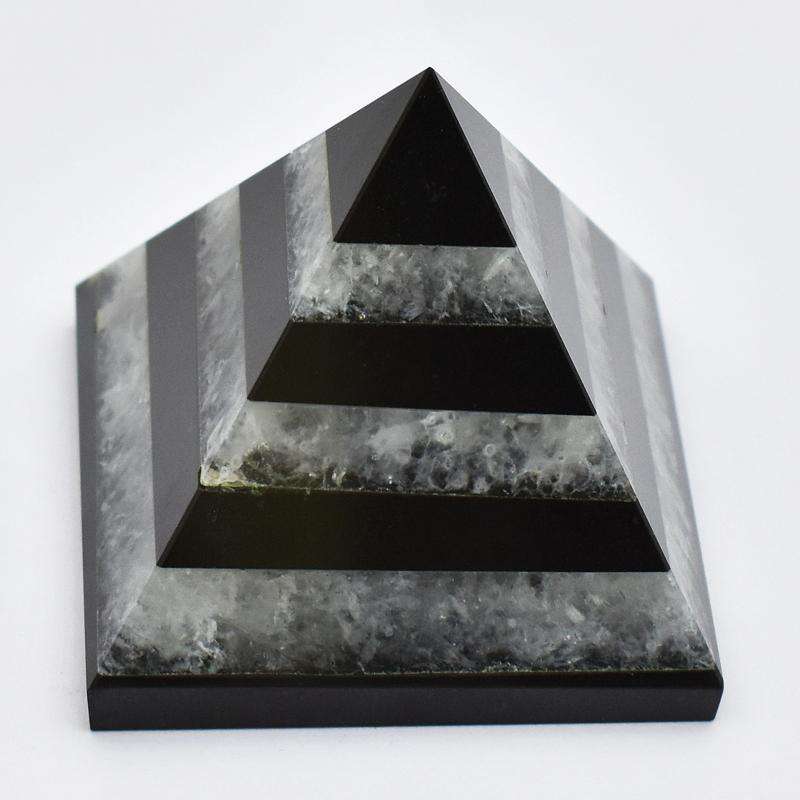 gemsmore:Hand Carved Agate Reiki Healing Pyramid