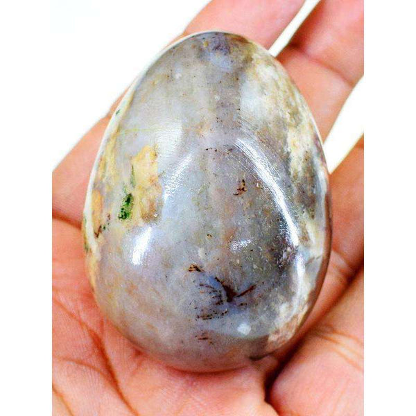 gemsmore:Hand Carved Ocean Jasper Reiki Healing Egg