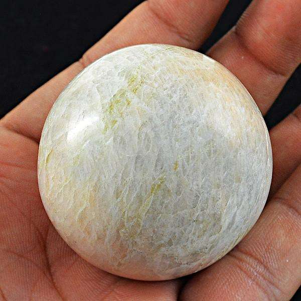 gemsmore:Hand Carved Peach Moonstone Reiki Crystal Healing Sphere