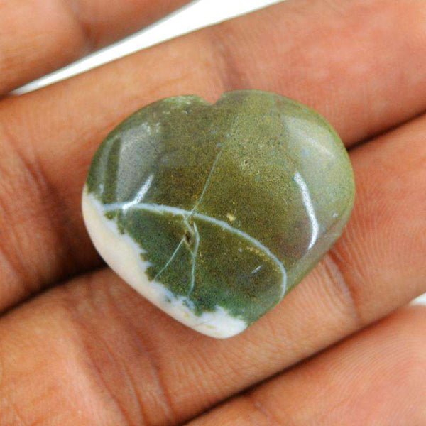 gemsmore:Heart Shape Agate Gemstone - Natural Untreated