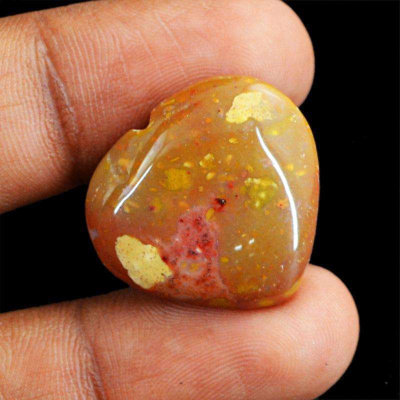 gemsmore:Jasper Gemstone Natural Untreated Heart Shape